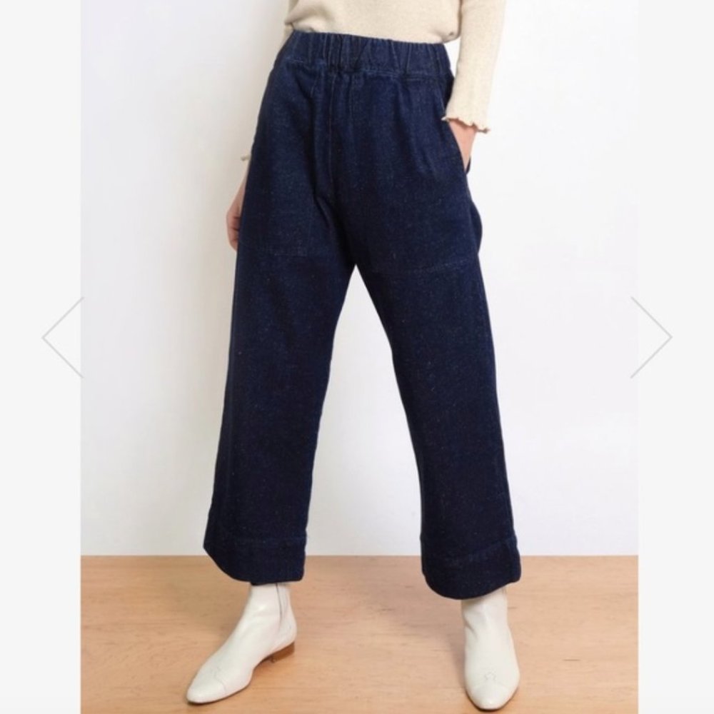 Micaela Greg Handspun Denim Utility Pant